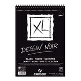 Canson Cuaderno Dessin Noir Negro Block Dibujo A4 21x29.7