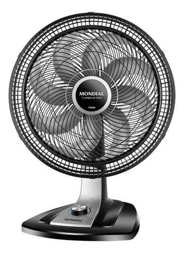 Ventilador Mesa Mondial Turbo 8 Pás 40cm 110v Prata Vtx-40