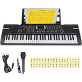 Teclado Musical Bd Music Standard Bd612 61 Teclas Negro 110v