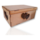 Caja Corazones 16x23x10 Pack X5 Unidades