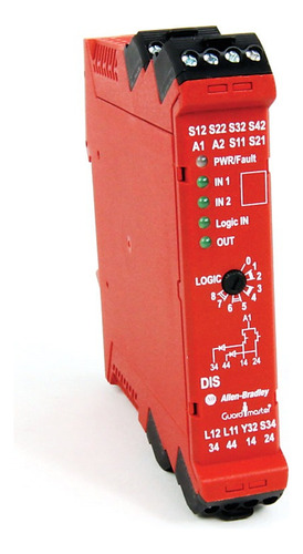 Allen Bradley 440r-d22s2 Monitoring Safety Relay, Guardmaste