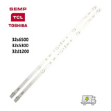 Kit Barra De Led Semp Tcl 32s6500s 32d1200 32s5300 Novo