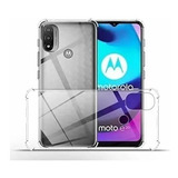 Funda Anti Shock Para Motorola Moto E20  + Glass Full 9d
