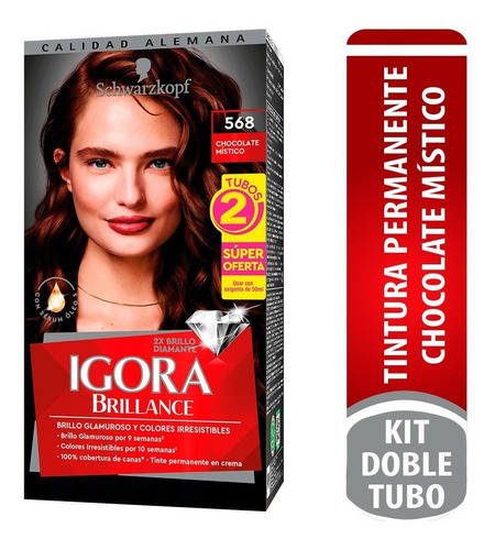 Tinte Igora Brillance 568 Chocolate Mistico