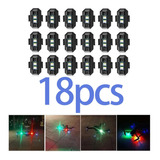 18 Pzs De Luz Estroboscópica Avión De Motocicleta 7 Colores