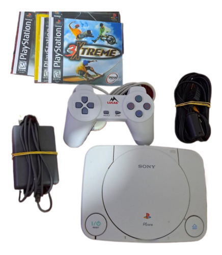 Playstation 1 Slim Completo Psone Play 1 Slim Console Video Game