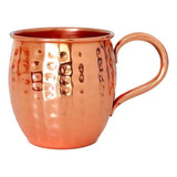 Caneca Moscow Mule 100% Cobre 500ml Martelada