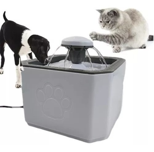 Bebedero Fuente Dispensa Agua Electrico Mascotas Gato Perro