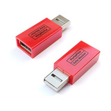 Bloqueador De Datos Usb Portapow (rojo, Paquete De 2), Prote