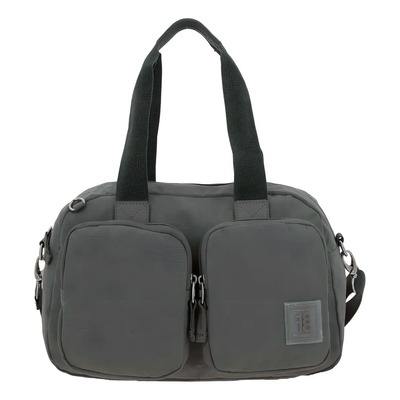 Bolsa De Mano 1818 Chenson Zilp 1866545-a Color Gris Oscuro Correa De Hombro Gris Oscuro Diseño De La Tela Lisa | Meses sin interés