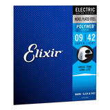 Cuerda Elixir 12000 De Guitarra Electrica 09-042 Polyweb