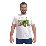 Camisa Camiseta Trator Fazenda Agro Infantil Adulto B