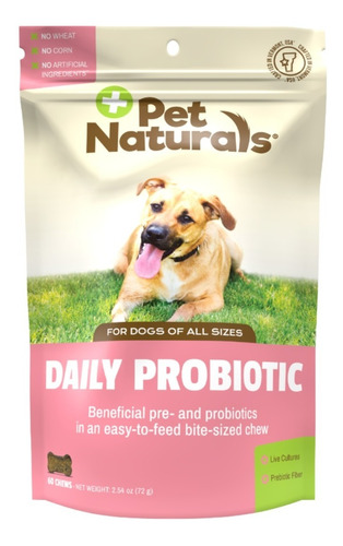 Pet Naturals Snack Para Perros Daily Probiotic 72g
