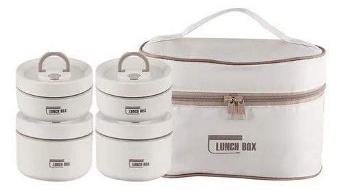 Set De Loncheras Aislantes De 4 Piezas Bento Box A