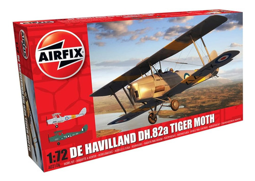 Havilland 82a Moth Kit Modelos Aviación Plástico 72 A02106