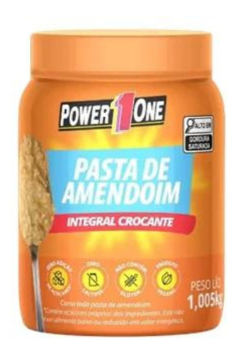 Pasta De Amendoim 1,005kg - Power 1 One - Promoção