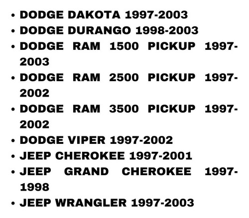 Sensor Map Dodge Ran Dakota Durango Cherokee 1997 Al 2003 Foto 4