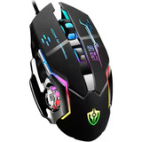 Mouse Gamer Para Jogo 3.200 Dpi Óptico Com Led Rgb Usb 7 