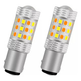 2 Reflectores Led 1157 1141 Bay15s P21/5w Bicolor