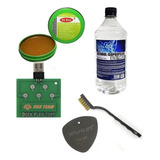 Kit Para Tecnico Pasta Soldar Hilo Espatula Desarme Alcohol