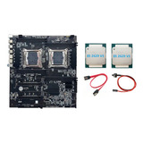 Placa Base X99 De Doble Socket Lga2011-3 Compatible Con Dob