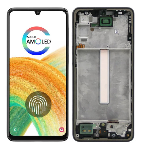 1. Pantalla Amoled Con Marco Para Samsung Galaxy A33 5g A336