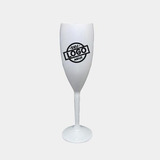 50 Taças Champagne Personalizadas 200ml Branco/cristal 1x0