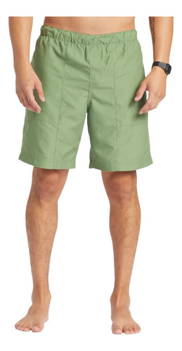 Short Quiksilver Hombre Caballero Playa Casual Made Verde