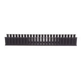 Canaleta Ranurada De Pvc Sin Tapa Tipo G Color Negro G3x3bl6