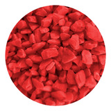 Piedras Grava Para Acuario Decoración Color Rojo - 10kg