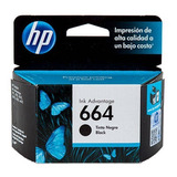 Cartucho De Tinta 664 Negro Hp C