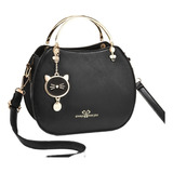 Bolso Moda Feminina Porta Celular Crossbody Pantalla Táctil Color Negro