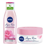 Tônico Facial + Creme Hidratante Águas De Rosas Nivea