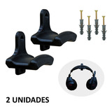 2 Suportes Parede Fone De Ouvido Headset Headphone +parafuso