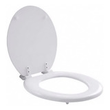 Tapa Asiento Inodoro Italiana Derpla Herraje Nylon Blanco