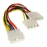 Cable Alimentacion Molex Macho A 2 Molex Hembra