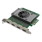 4-puertos Hdmi Captura Para Vmix Obs Broadcaster Pcie-x4