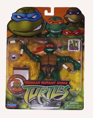 Figura Accion Tortugas Ninja Michelangelo Playmatestoys Mike