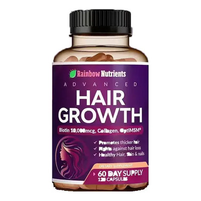 Rainbow Nutrients Vitaminas Para El Crecimiento Del Cabello | Envío gratis