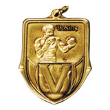 Oro Escudo Boxeo Medalla