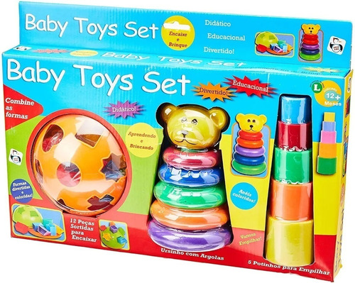 Kit De Brinquedos - Baby Toys Set