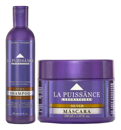 La Puissance Kit Silver Shampoo + Mascara 