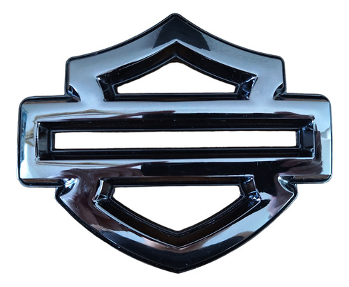 Emblema Harley Davidson Para Tanque Gasolina Gris/negro