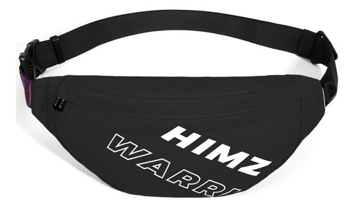 Himz Warrior Riñonera Ligera Para Deportes, Negro Pequeño.