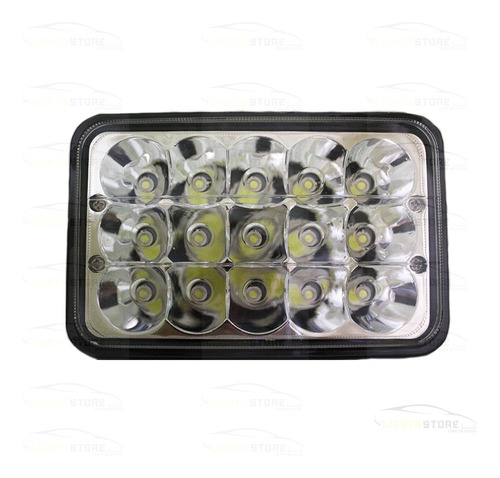  Faro/unidad 15 Led  4x6 H4656 Alta Baja 45w 