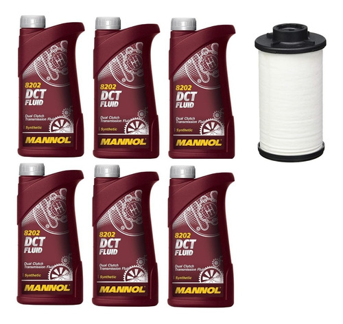 Kit De Filtro Y Aceite Caja Dsg Vw Vento Tiguan Dctf Mannol