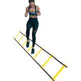 Kit Com 3 Escadas 8 Degraus Flexível Para Treino Funcional