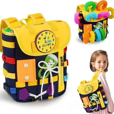 Mochila Montessori Para Niños Pequeños, Mochila De Juguete P
