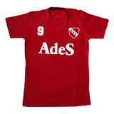 Remera Algodon Independiente Ades Retro 94 Palomo Usuriaga