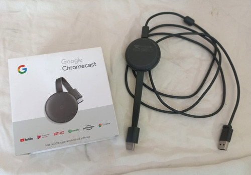 Google Chromecast 3rd Generation Full Hd Carbón